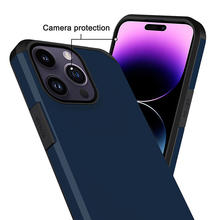 Slim Armor Protective Navy Blue Case for iPhone 14 PRO