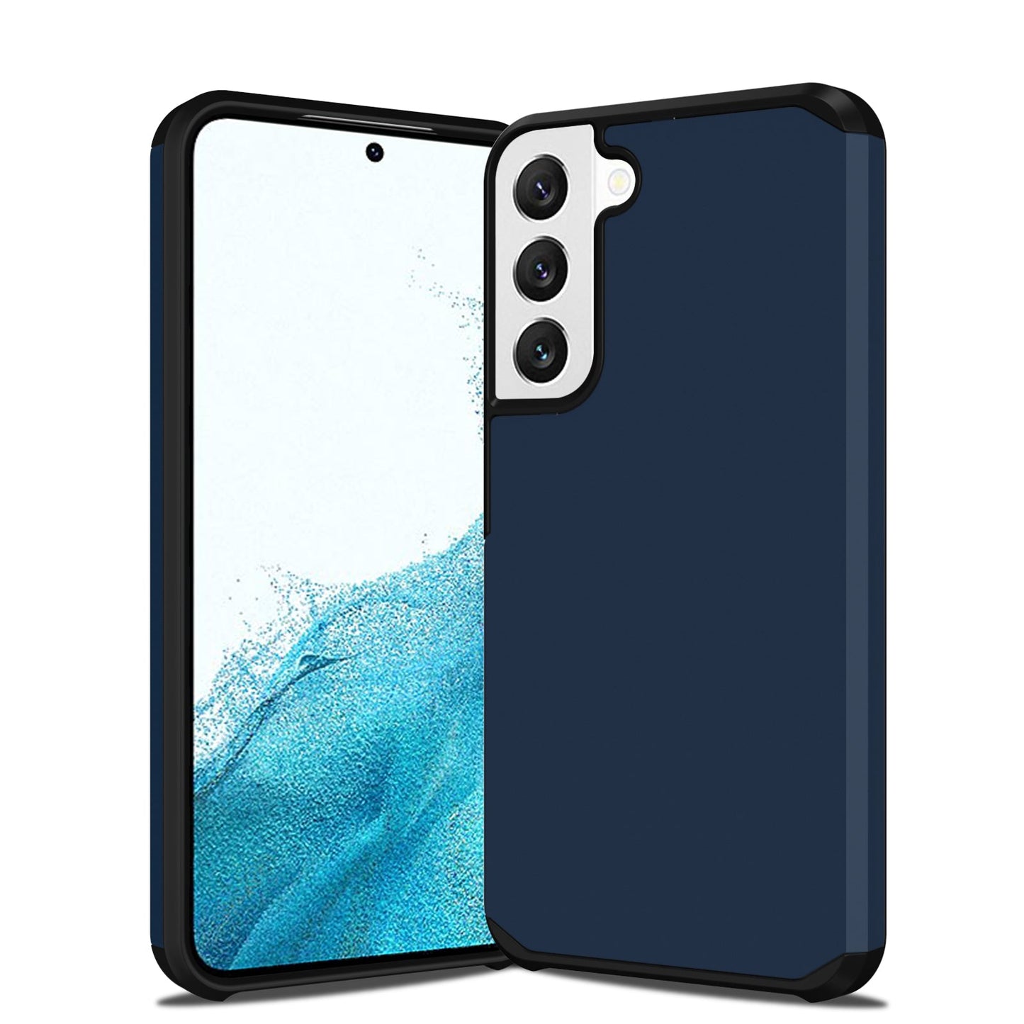 Slim Armor Protective Navy Blue Case for Samsung S22