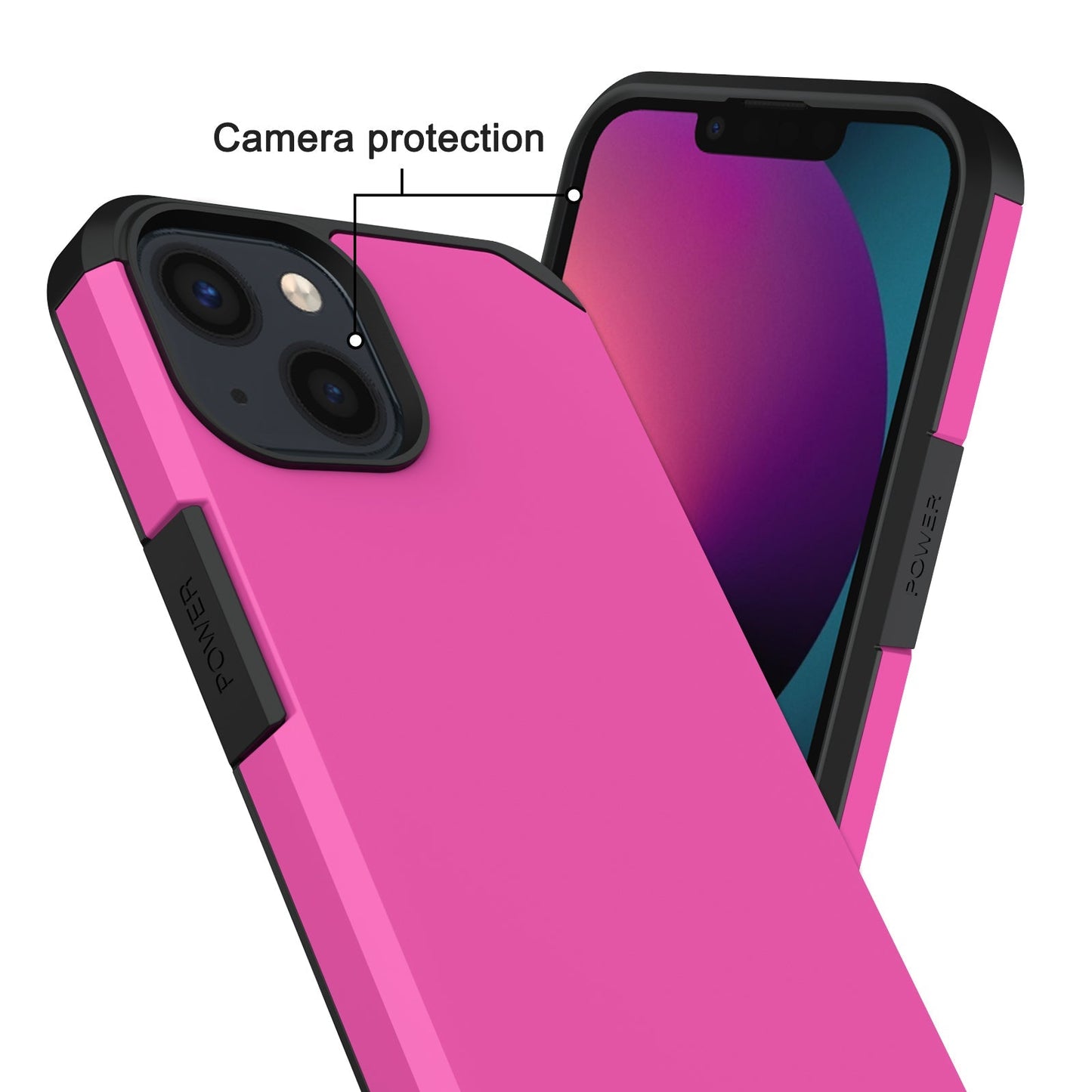 Slim Armor Protective Pink Case for iPhone 15 Pro