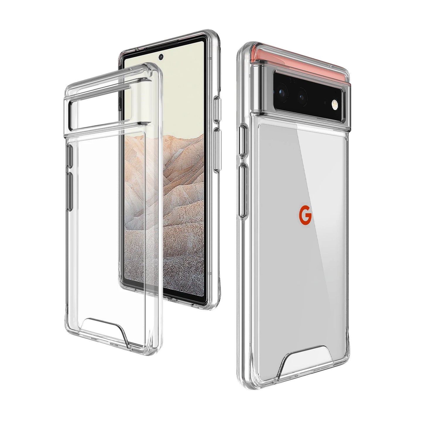 Space Clear Case for Google Pixel
