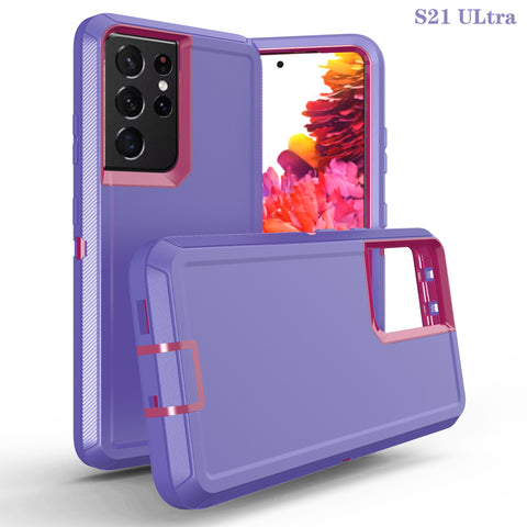 Defender Purple Case for Samsung S21 ULTRA