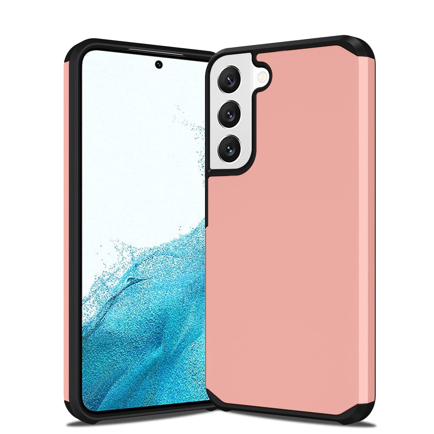 Slim Armor Protective Rose Gold Case for Samsung S22 PLUS